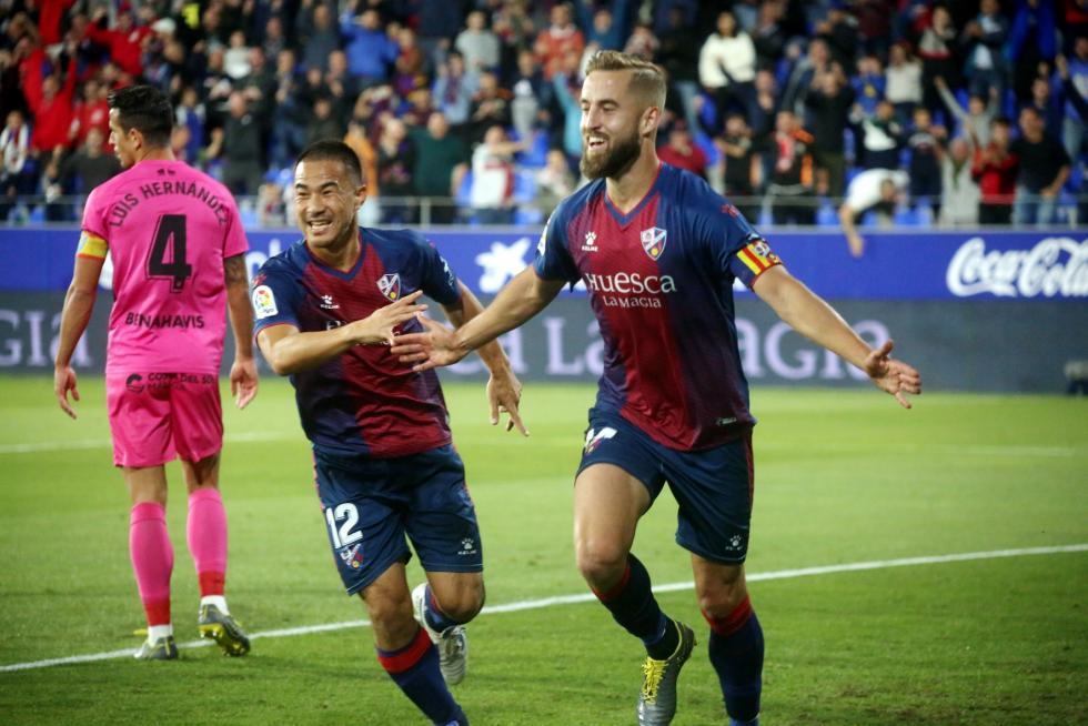 Partido Huesca-Málaga