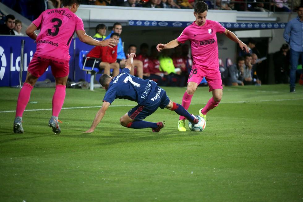 Partido Huesca-Málaga