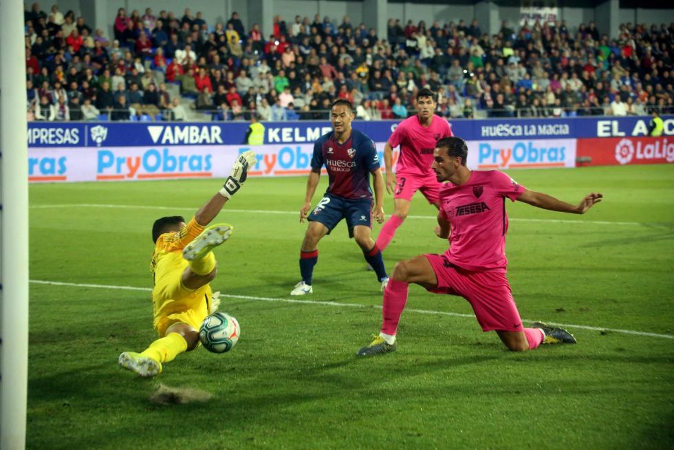 Partido Huesca-Málaga