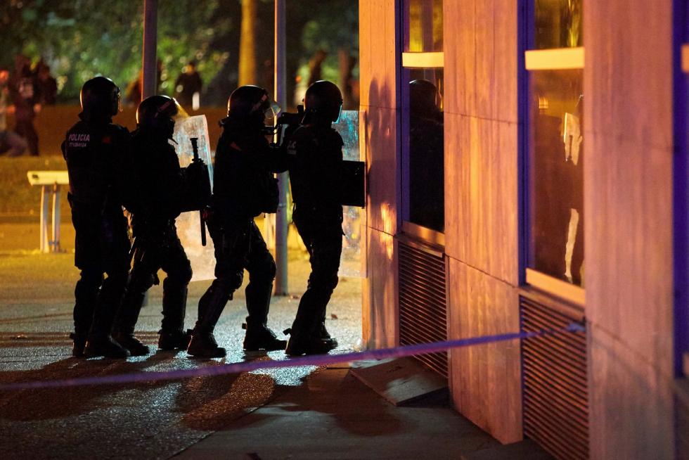 Disturbios en Barcelona por la sentencia del procés