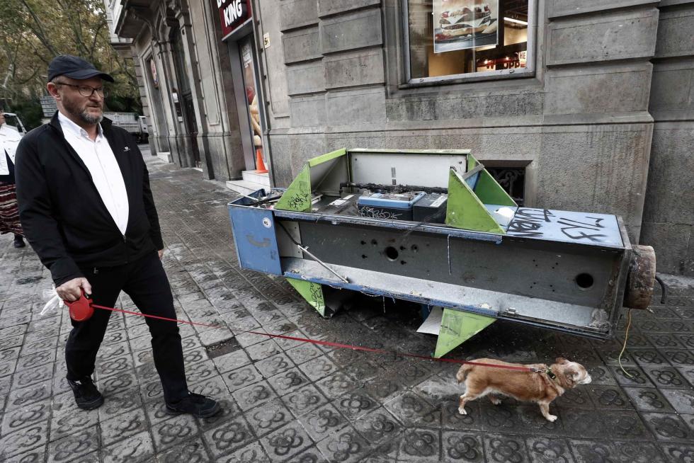 Disturbios en Barcelona por la sentencia del procés