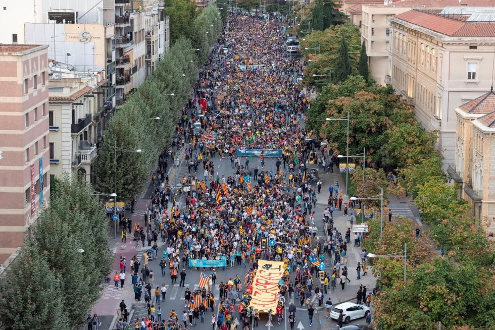 Disturbios en Barcelona por la sentencia del procés