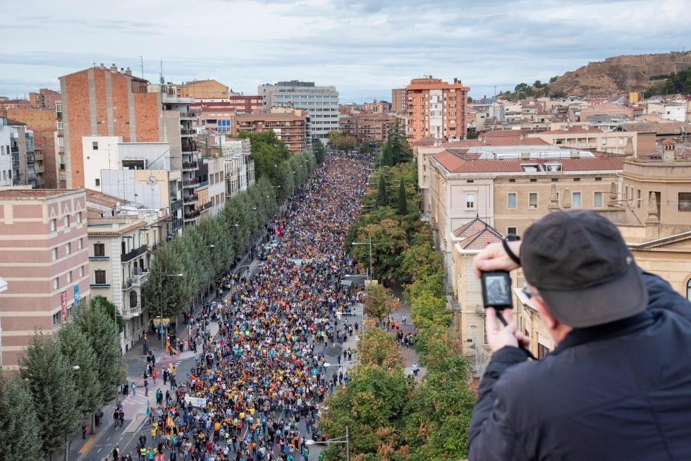 Disturbios en Barcelona por la sentencia del procés