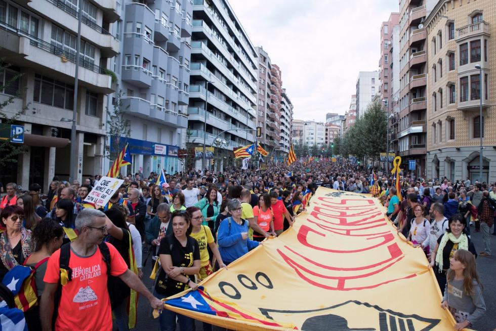 Disturbios en Barcelona por la sentencia del procés