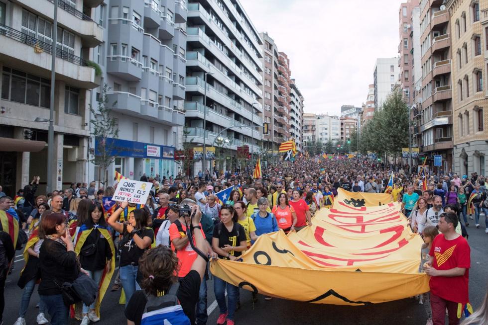 Disturbios en Barcelona por la sentencia del procés