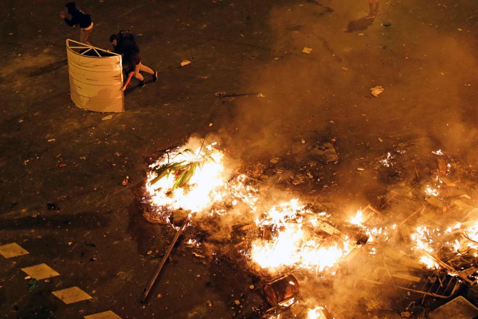 Disturbios en Barcelona por la sentencia del procés