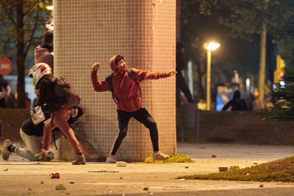 Disturbios en Barcelona por la sentencia del procés