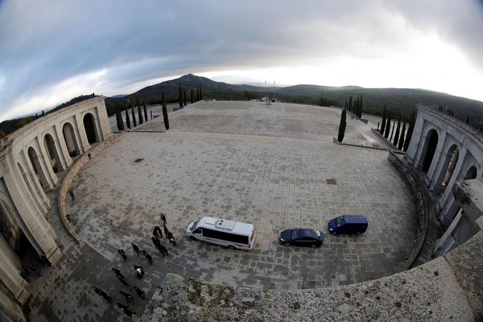 Exhumación de Franco del Valle de los Caídos