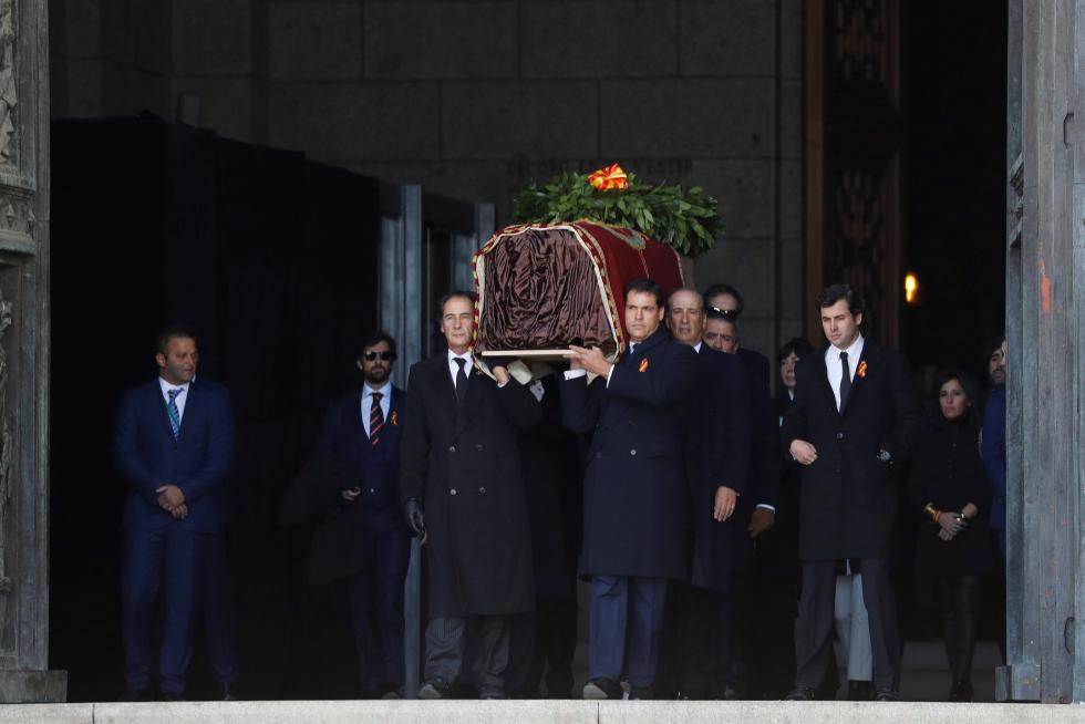 Exhumación de Franco del Valle de los Caídos