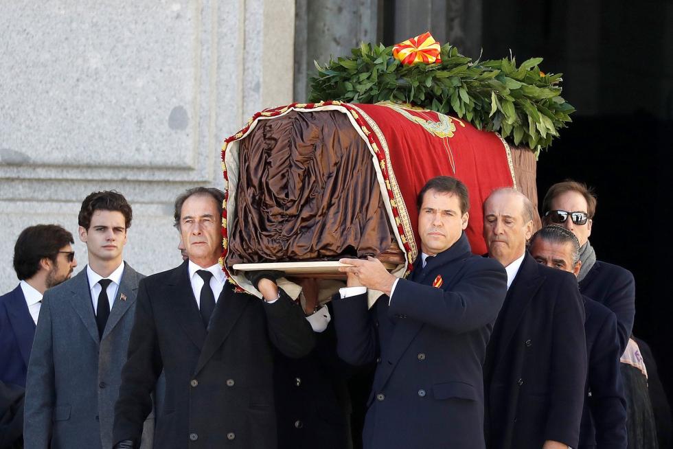 Exhumación de Franco del Valle de los Caídos