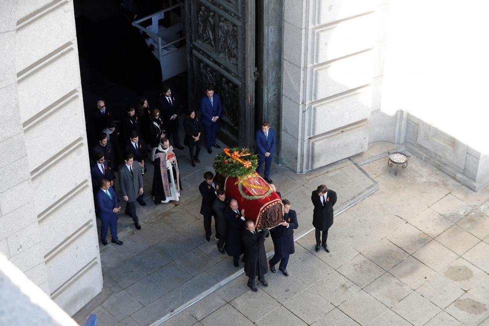 Exhumación de Franco del Valle de los Caídos