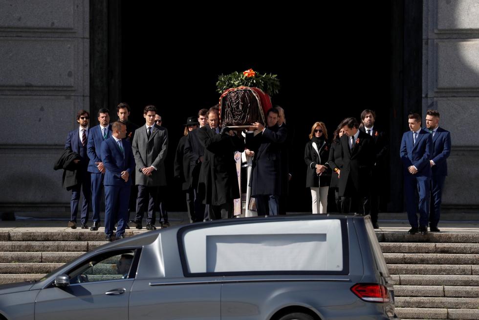 Exhumación de Franco del Valle de los Caídos