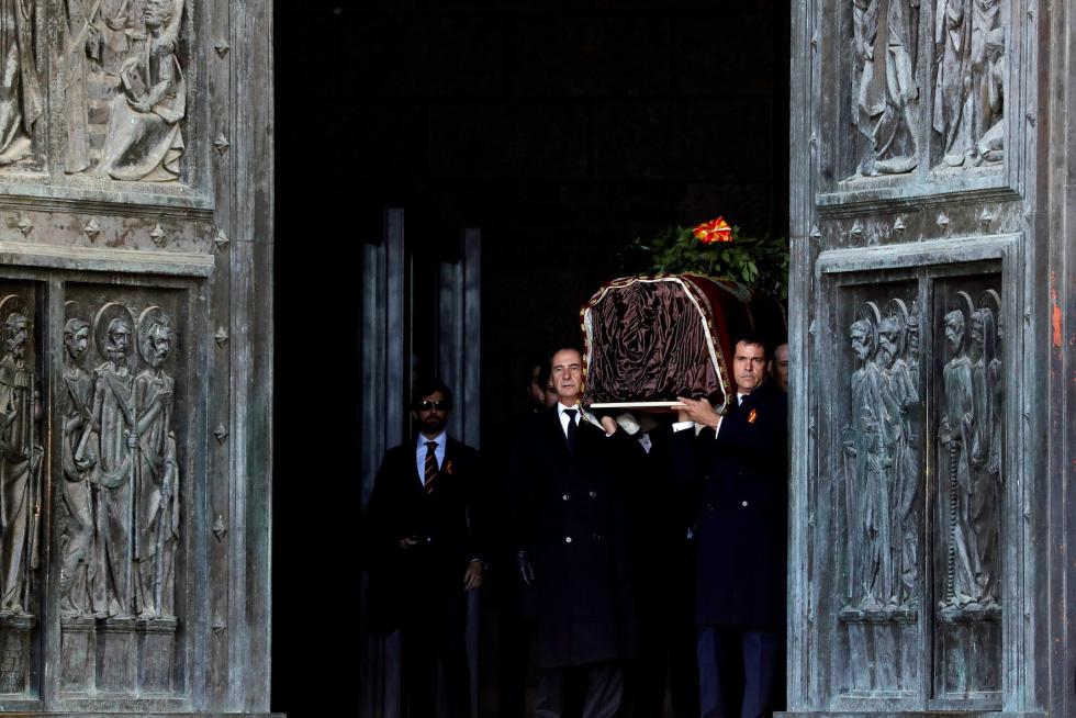 Exhumación de Franco del Valle de los Caídos