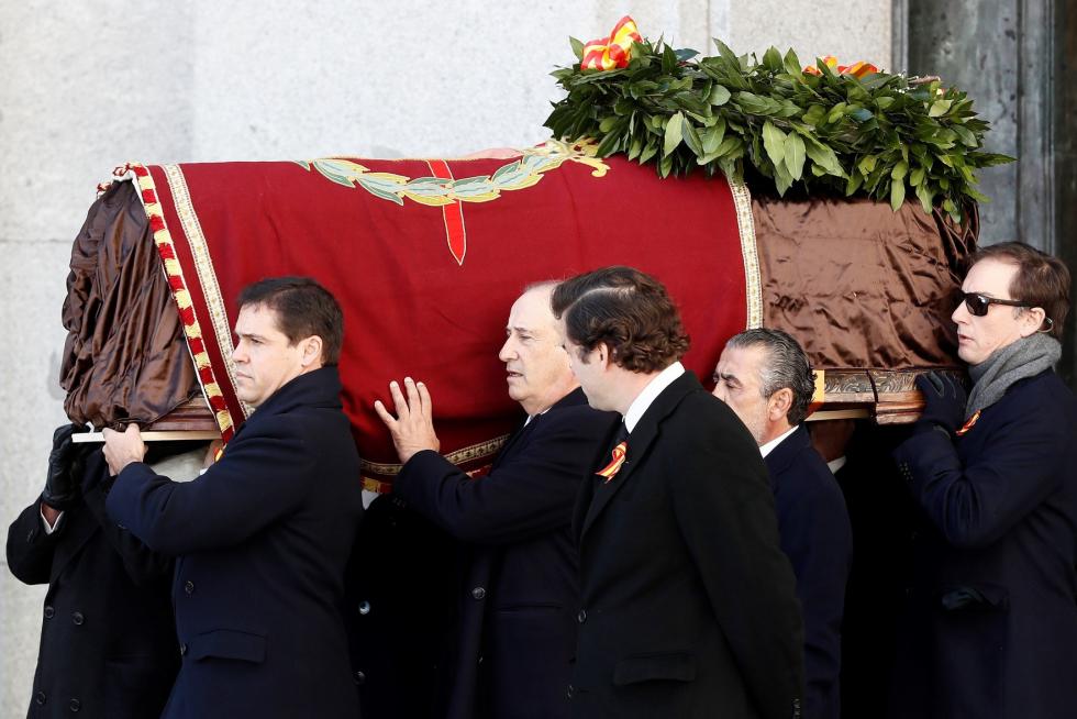 Exhumación de Franco del Valle de los Caídos