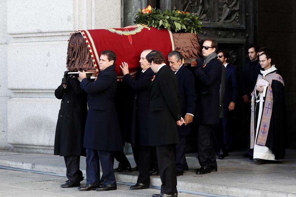 Exhumación de Franco del Valle de los Caídos