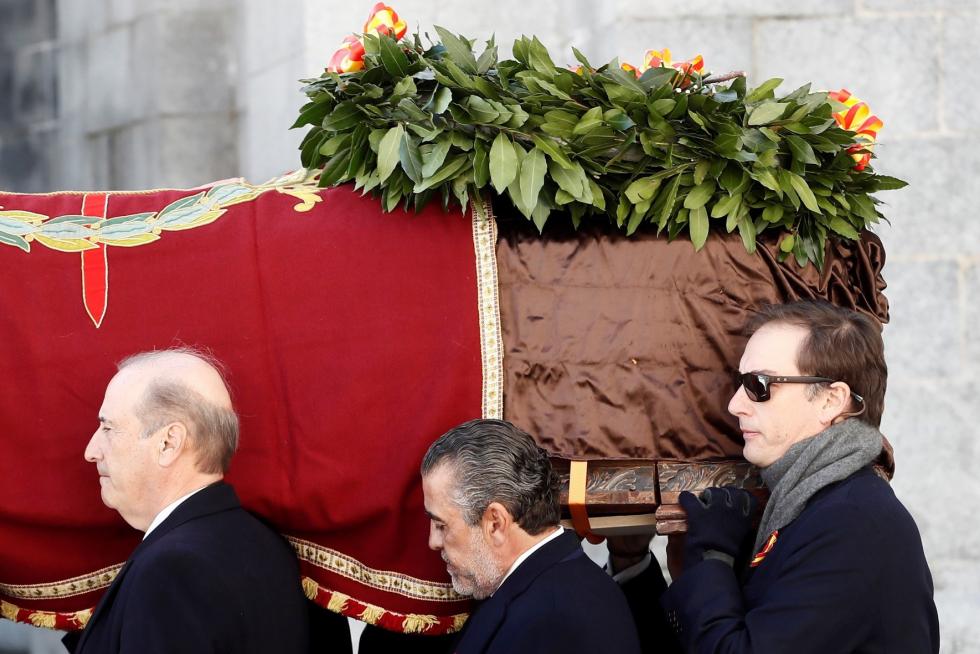 Exhumación de Franco del Valle de los Caídos