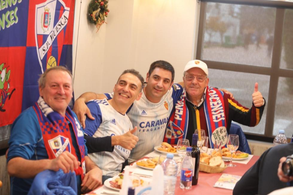 Todas las fotos del derbi Huesca-Zaragoza
