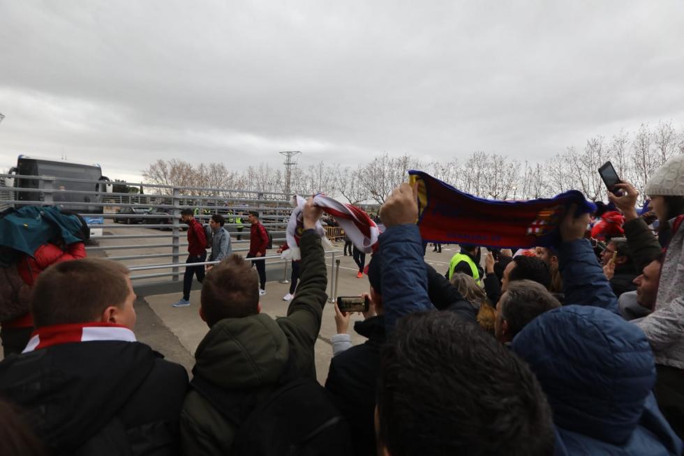 Todas las fotos del derbi Huesca-Zaragoza