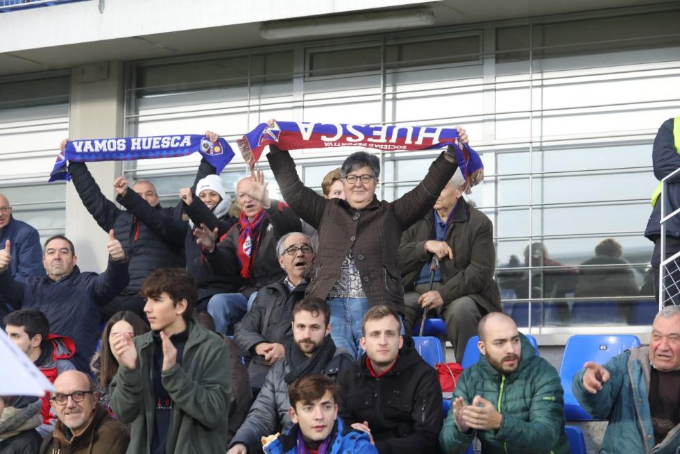 Todas las fotos del derbi Huesca-Zaragoza