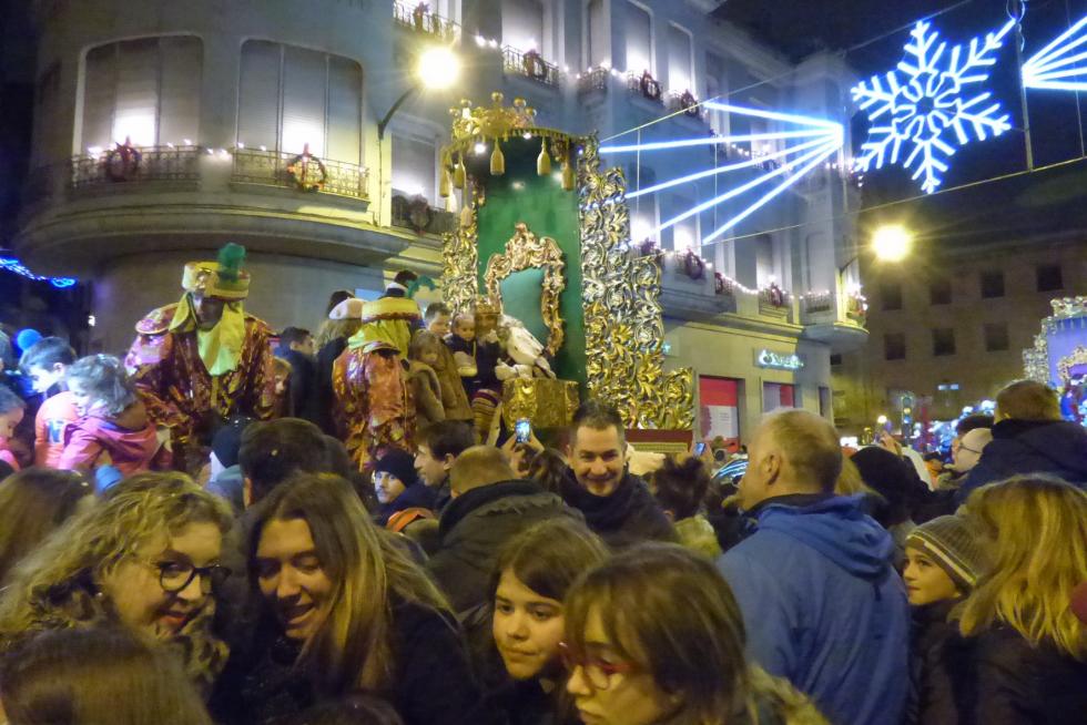 Los reyes magos visitan la provincia de Huesca