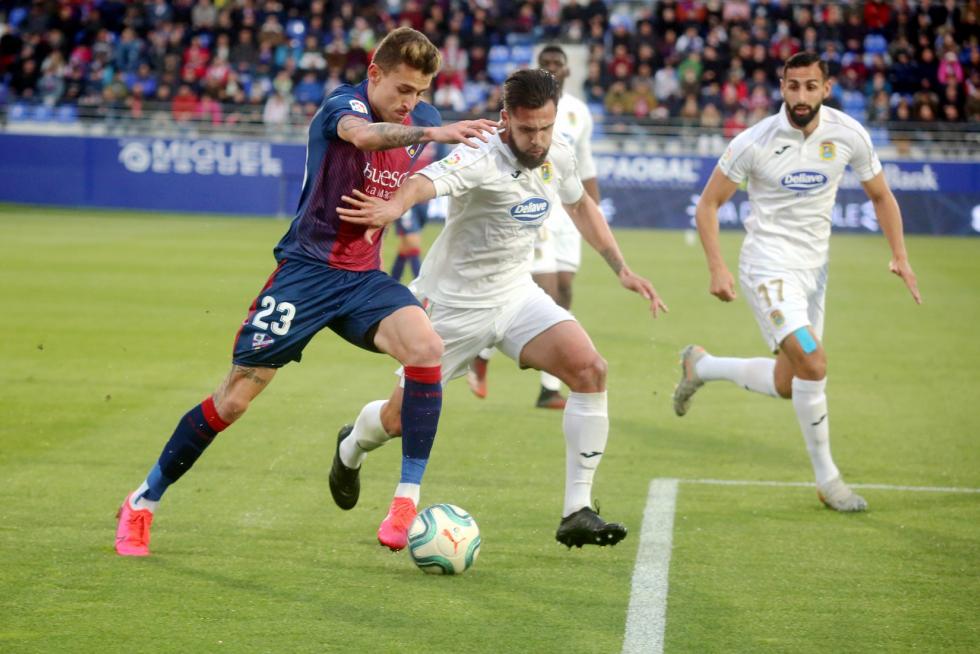 El Huesca recibe al Fuenlabrada en el Alcoraz