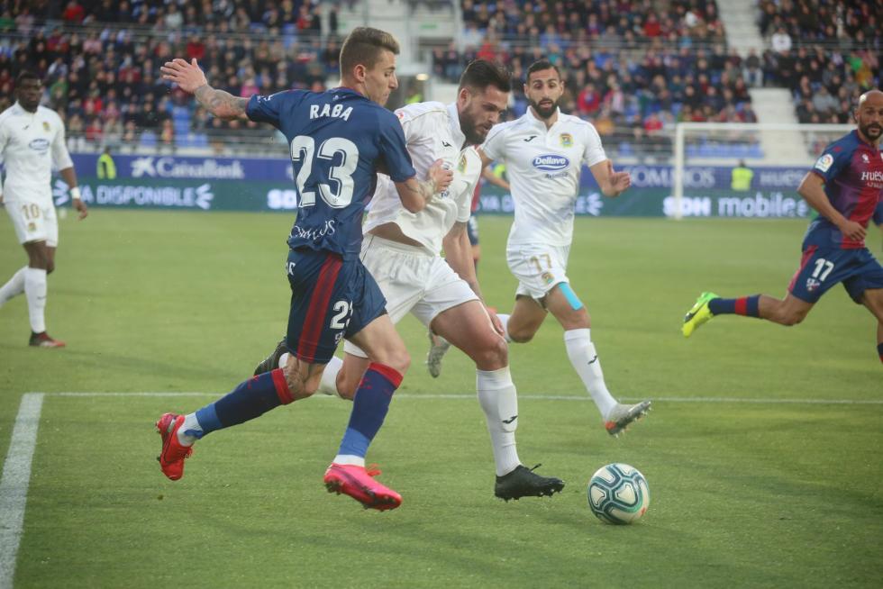 El Huesca recibe al Fuenlabrada en el Alcoraz