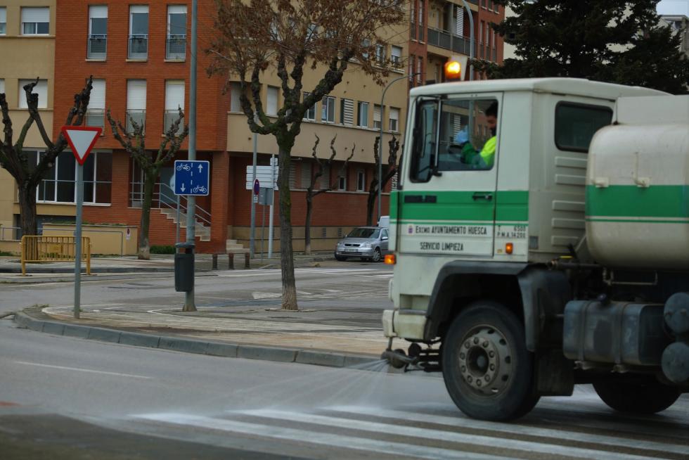 Las últimas horas del coronavirus en Huesca, foto a foto
