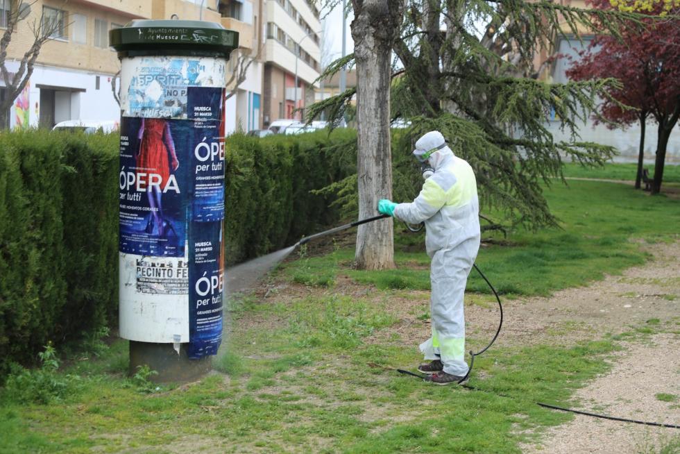 Las últimas horas del coronavirus en Huesca, foto a foto
