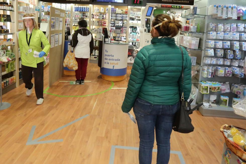 Viernes de epidemia de coronavirus en Huesca, foto a foto
