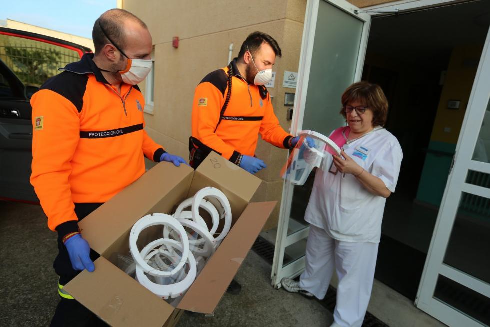 Viernes de epidemia de coronavirus en Huesca, foto a foto