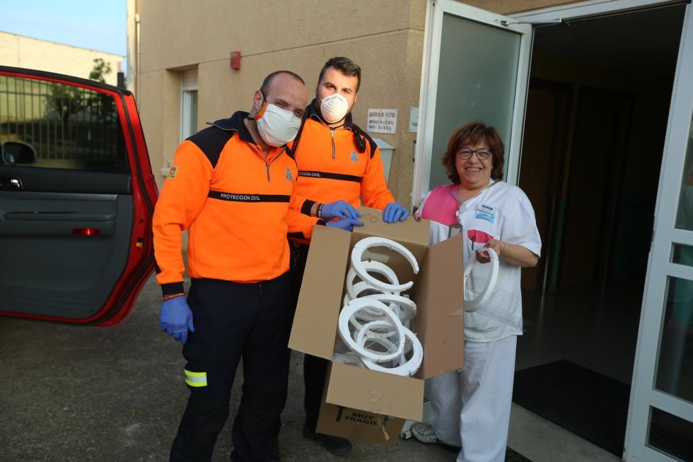 Viernes de epidemia de coronavirus en Huesca, foto a foto