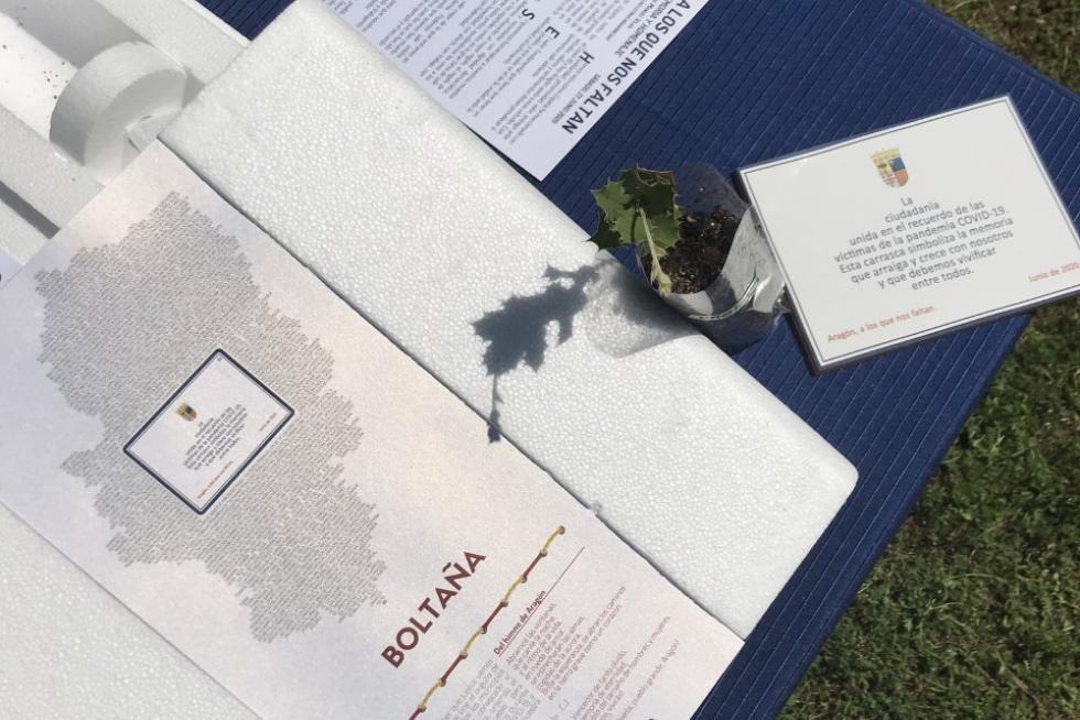 Homenajes en la provincia de Huesca a las víctimas del coronavirus
