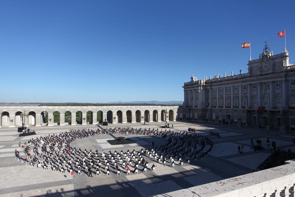 Homenaje de Estado a las víctimas del coronavirus
