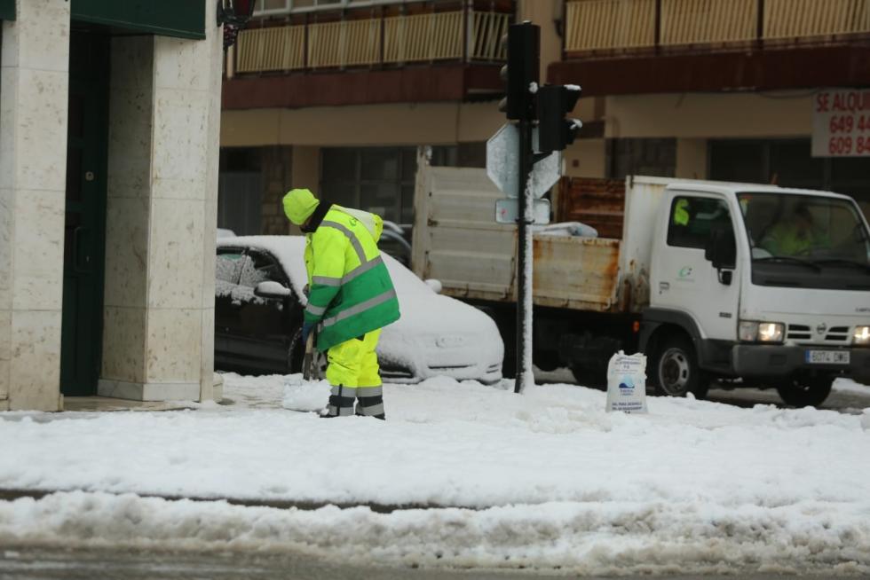 Nieve en la provincia de Huesca este martes, 8 de diciembre