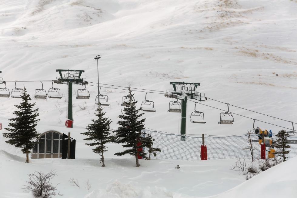 Nieve en la provincia de Huesca este martes, 8 de diciembre