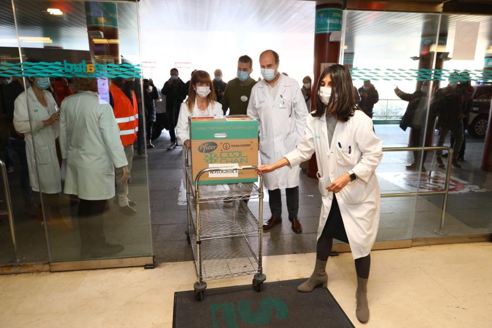 Primeras vacunaciones en Aragón