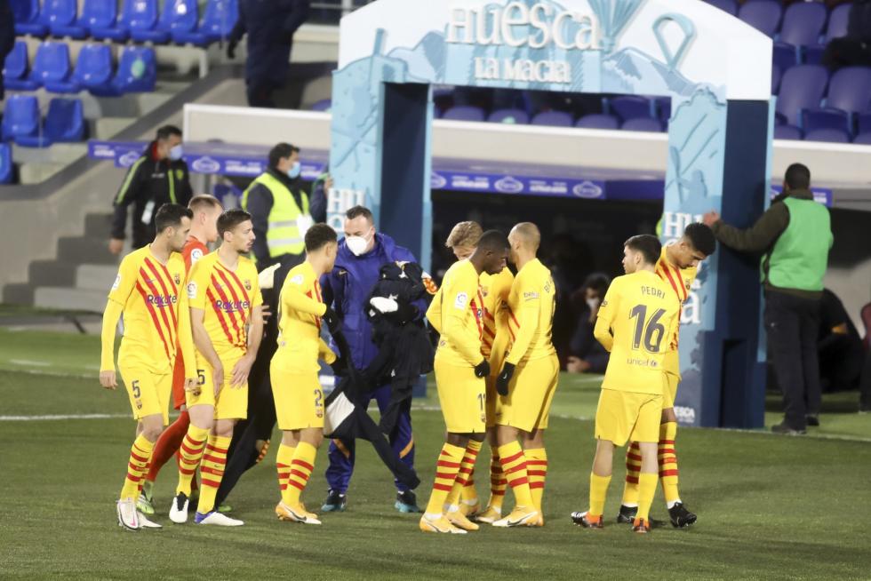 Partido Huesca-Barça (0-1)