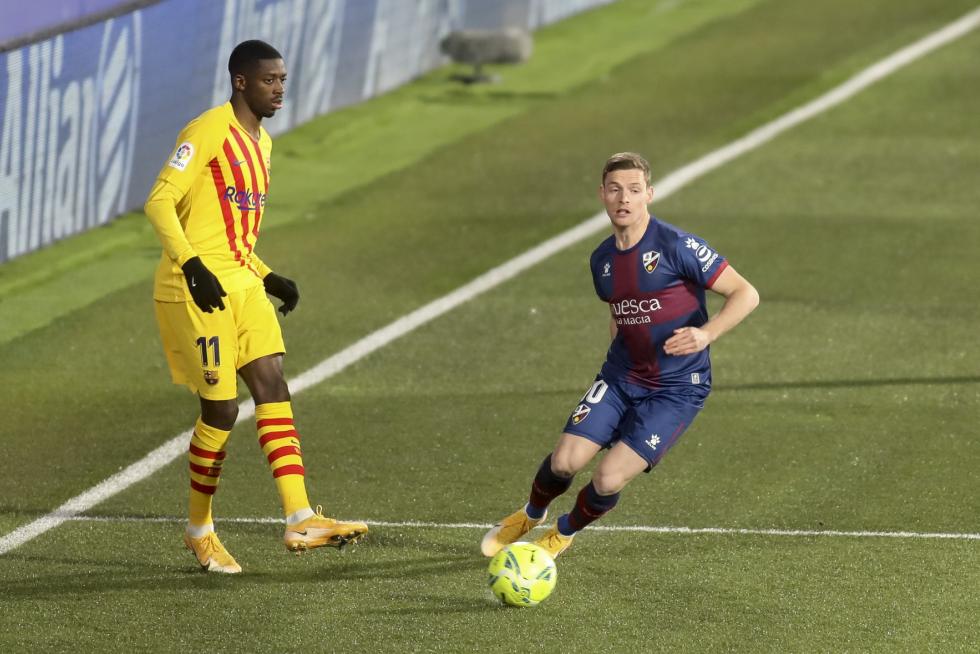 Partido Huesca-Barça (0-1)