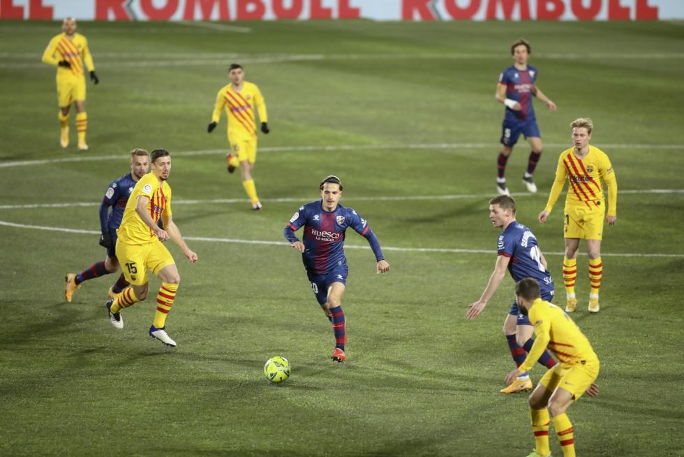 Partido Huesca-Barça (0-1)