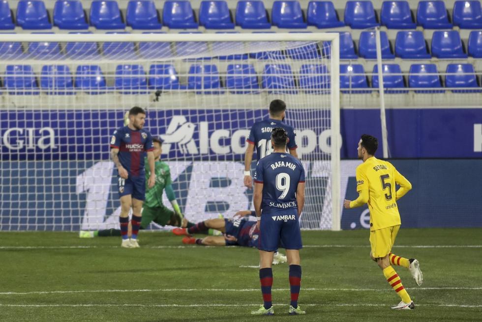 Partido Huesca-Barça (0-1)