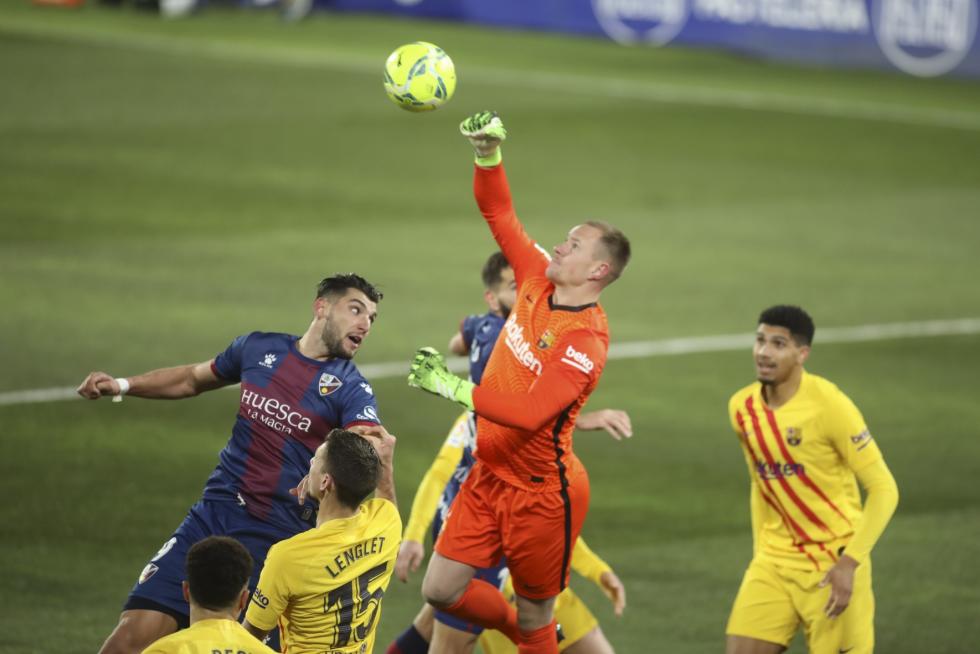 Partido Huesca-Barça (0-1)