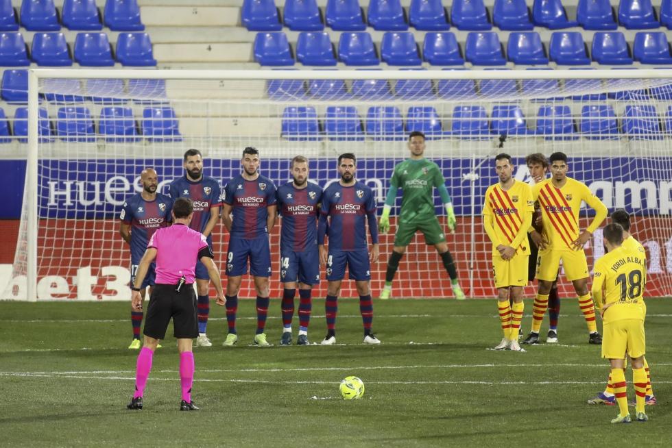 Partido Huesca-Barça (0-1)
