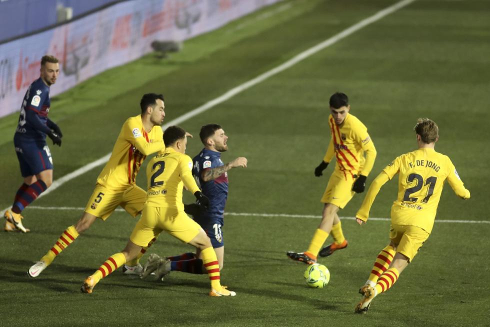 Partido Huesca-Barça (0-1)