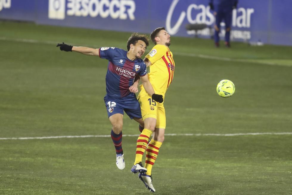 Partido Huesca-Barça (0-1)