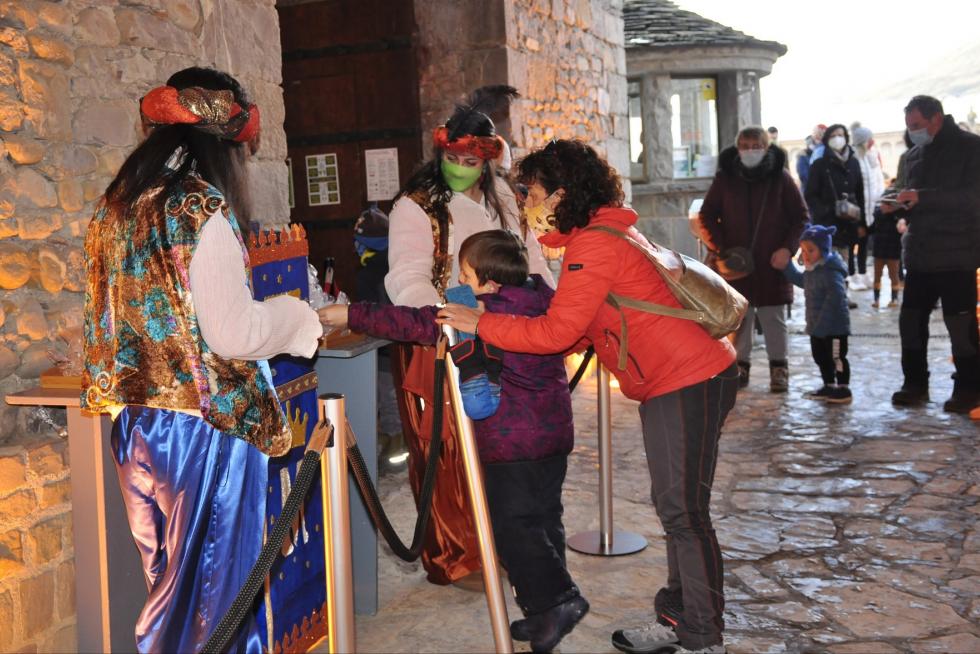 Los reyes magos visitan la provincia de Huesca
