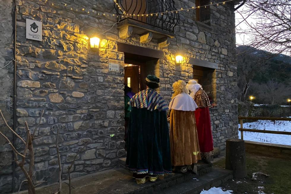 Los reyes magos visitan la provincia de Huesca
