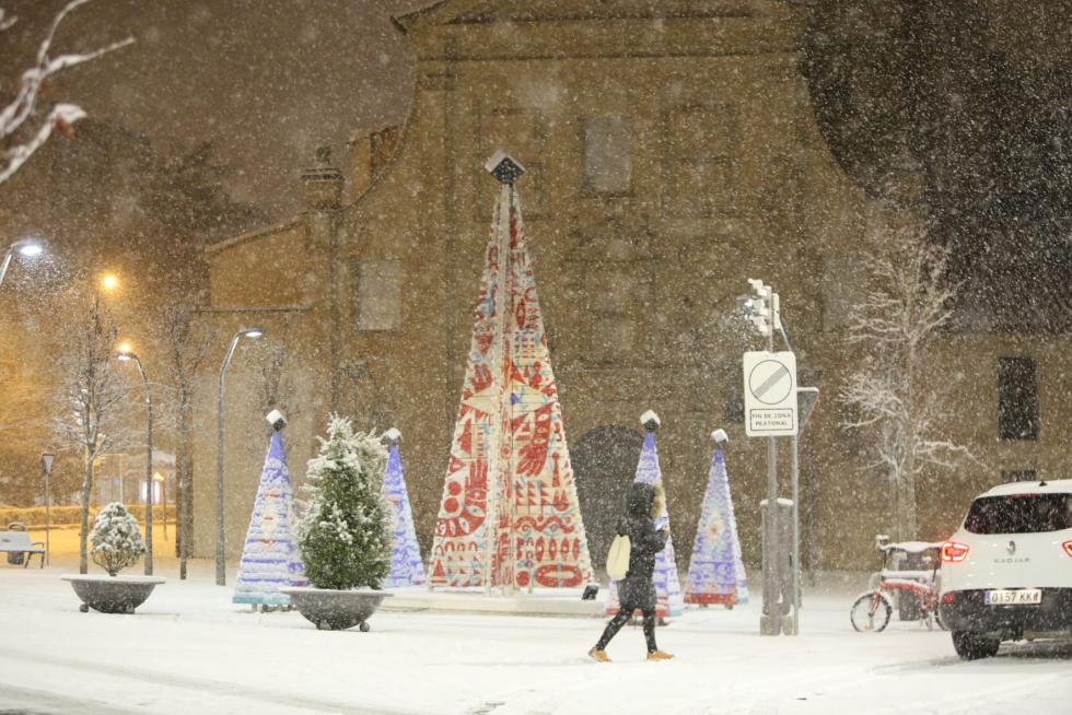 La tormenta Filomena llega a la provincia de Huesca