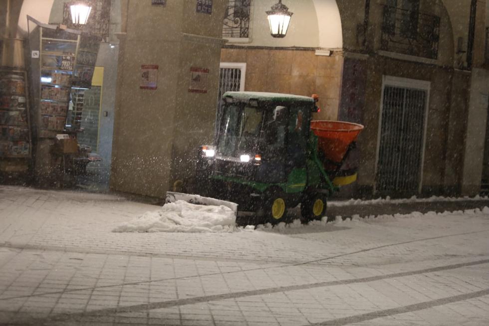 La tormenta Filomena llega a la provincia de Huesca