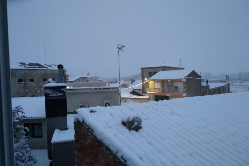 La tormenta Filomena llega a la provincia de Huesca