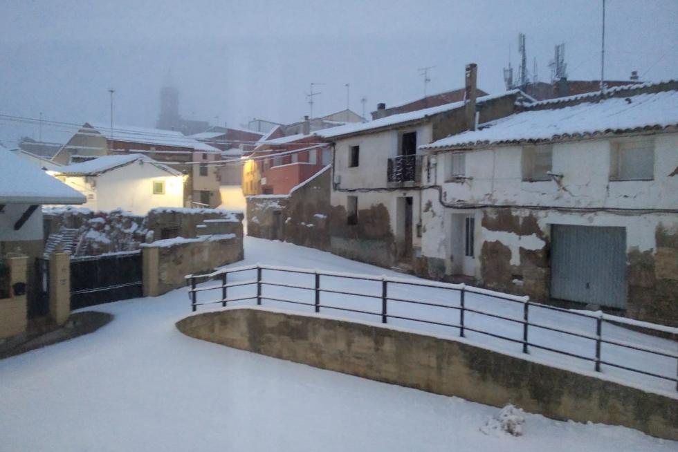 La tormenta Filomena llega a la provincia de Huesca